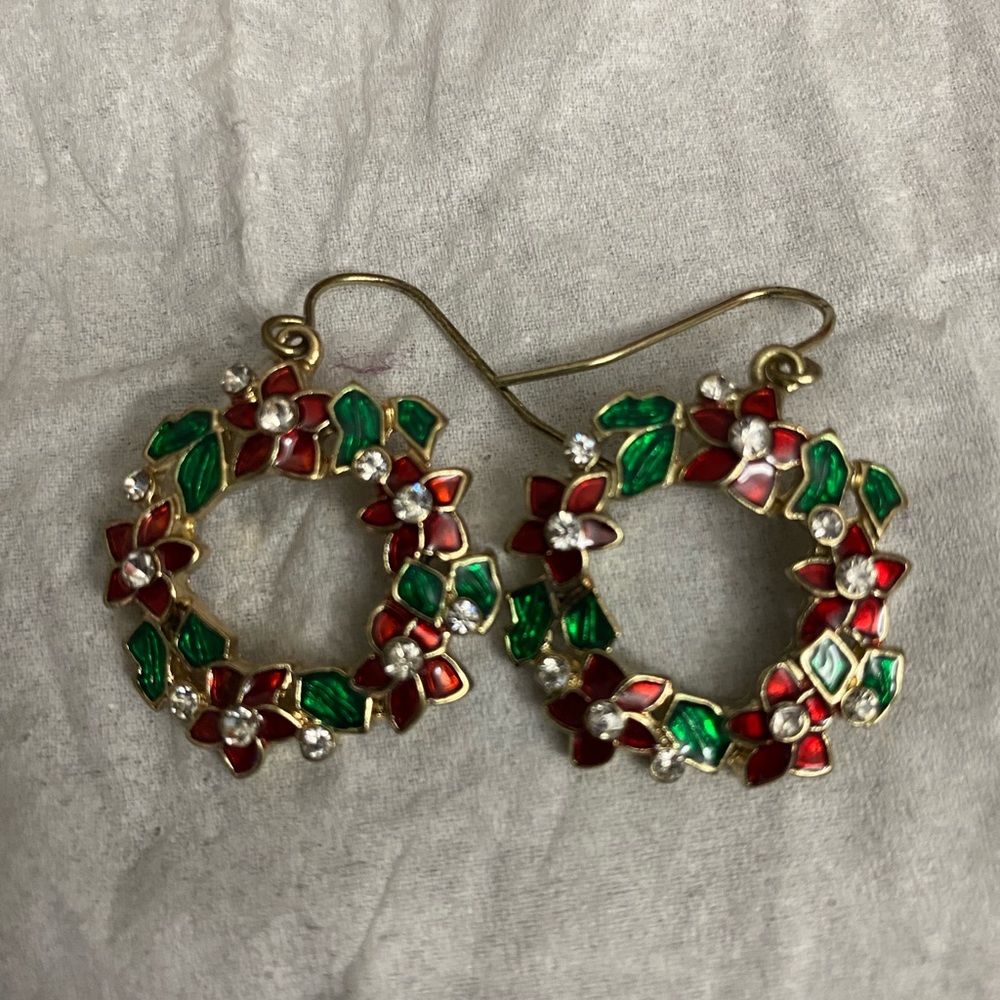 Christmas earrings